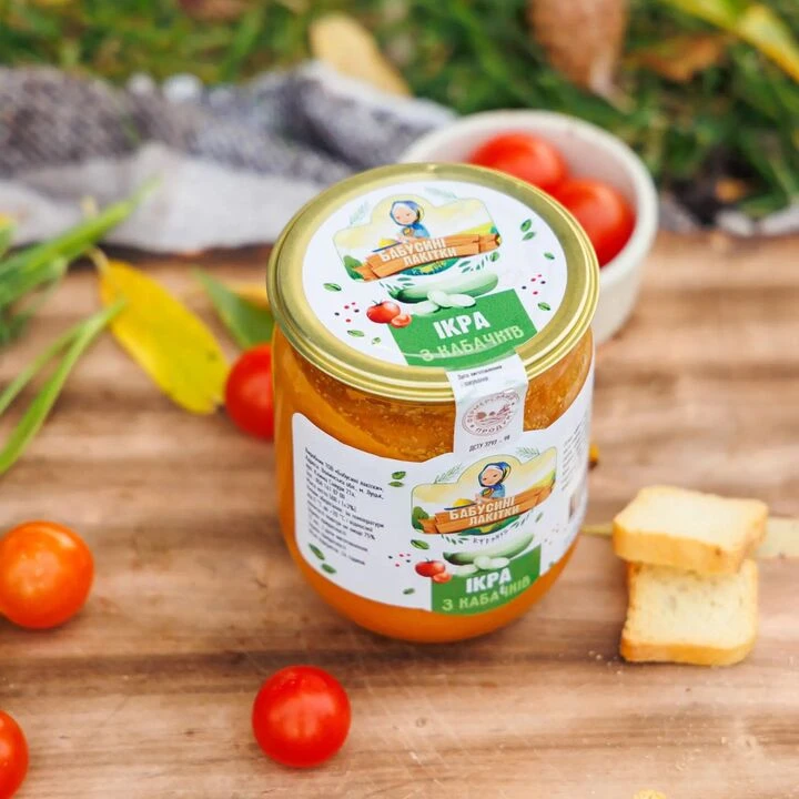 Ікра Бабусині Лакітки з кабачків 500г - 100shop - 1