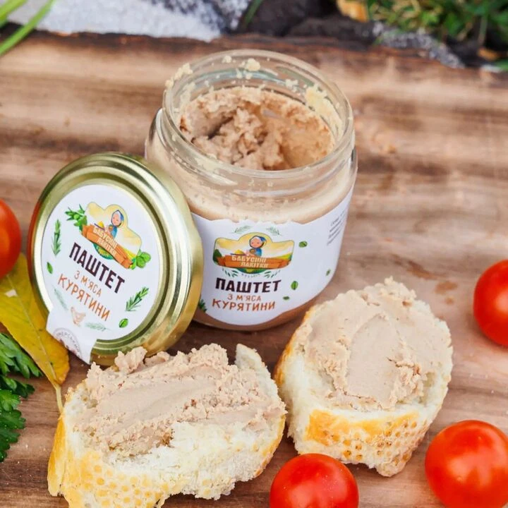 Паштет Бабусині Лакітки з м'яса курятини 170г - 100shop - 1