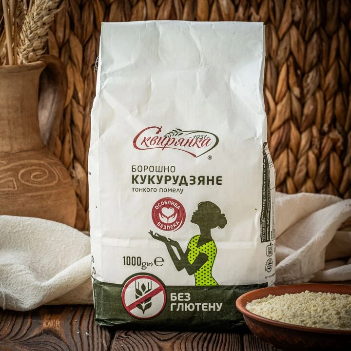 Борошно кукурудзяне Сквирянка тонкого помелу 1000г - 100shop - 1