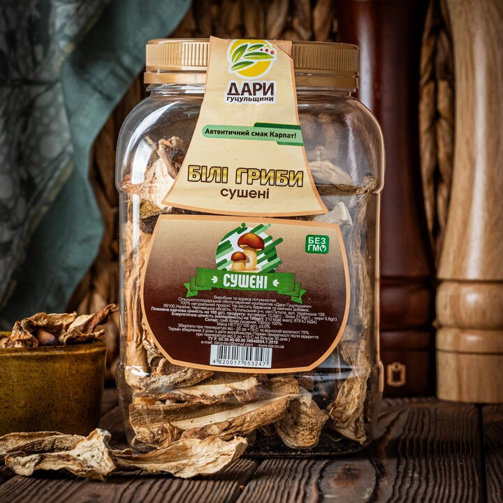 Гриби білі сушені Дари Гуцульщини 100г - 100shop - 1
