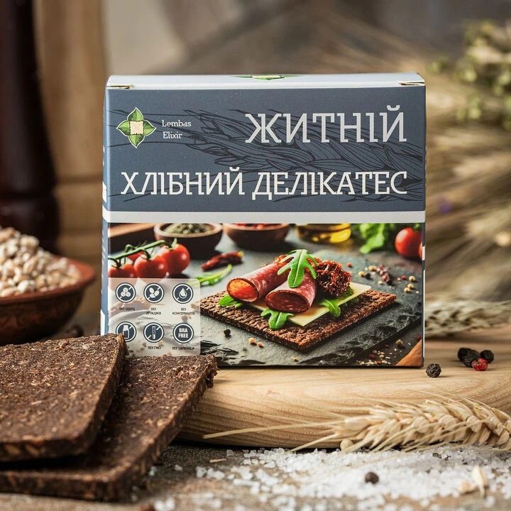 Хліб Lembas Elixir житній 6 скибочок 300г - 100shop - 1
