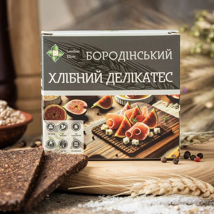 Хліб Lembas Elixir житній бородінський 6 скибочок 300г - 100shop - 1