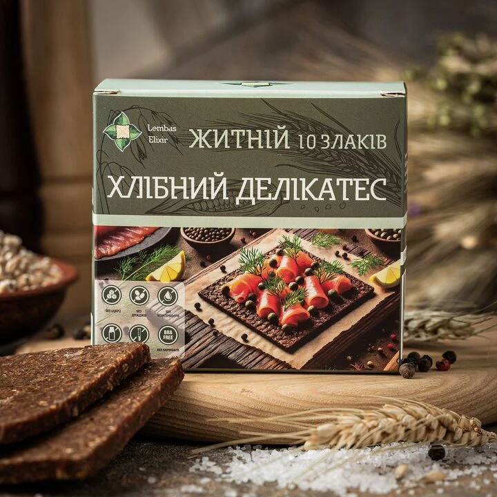 Хліб Lembas Elixir житньо пшеничний 10 злаків 6 скибочок 300г - 100shop - 1