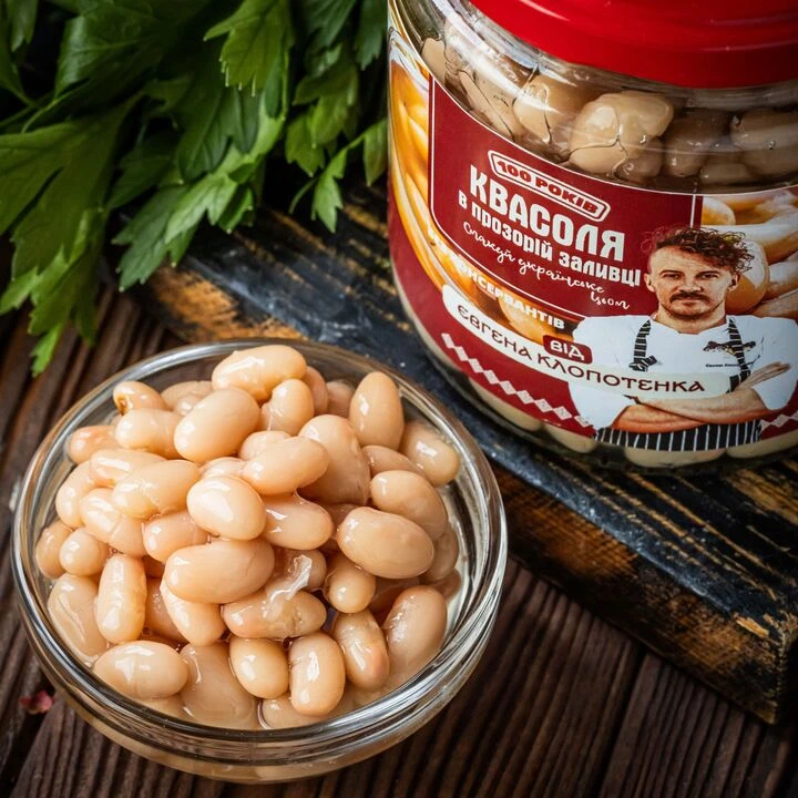 Квасоля 100 років Делікатесна в прозорій заливці 460г - 100shop - 3