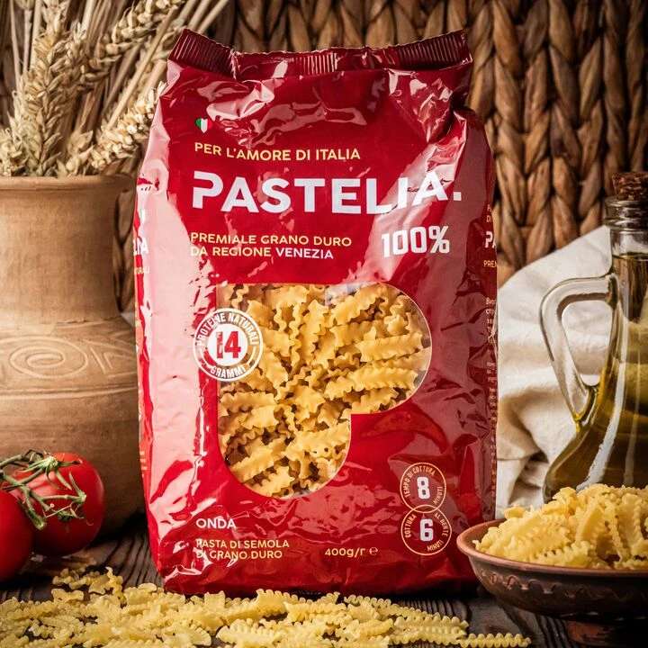 Макаронні вироби Pastelia Локшина хвиляста коротка 400г - 100shop - 1