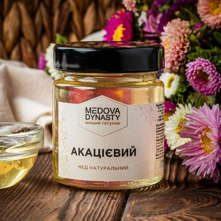 Мед Medova dynasty Акацієвий 250 г - 100shop - 1