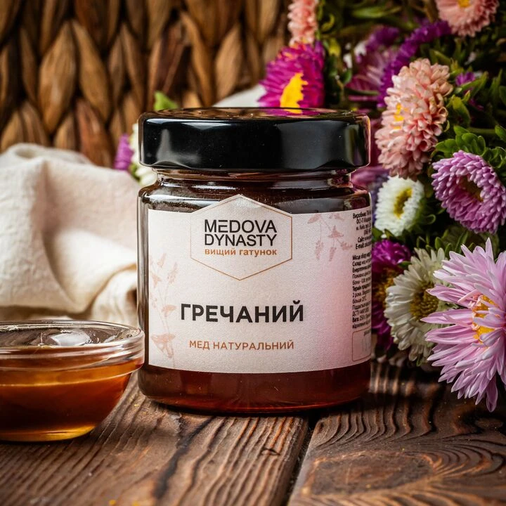 Мед Medova dynasty Гречаний 250г - 100shop - 1