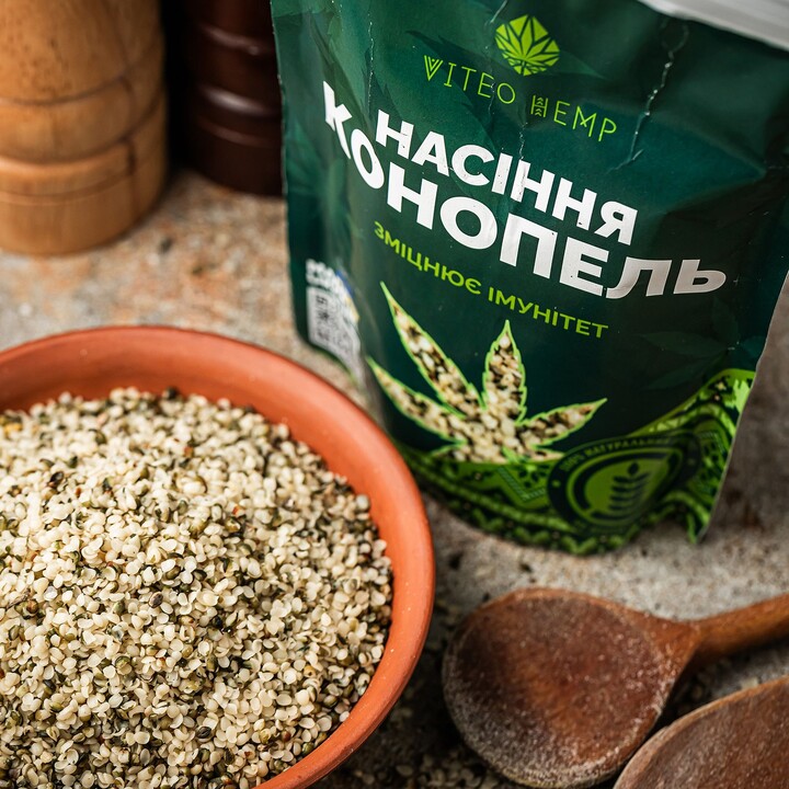 Насіння коноплі ViteoHemp очищене 200г - 100shop - 3