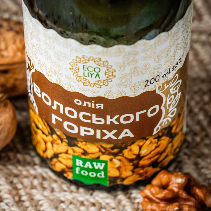 Олія з волоського горіху Еколія 200мл - 100shop - 3