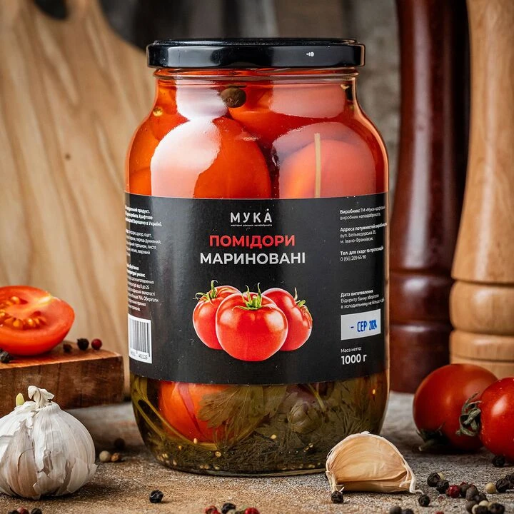Помідори Мука мариновані 1000г - 100shop - 1