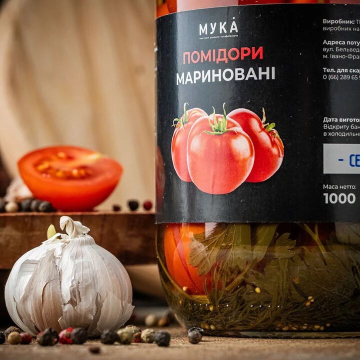 Помідори мариновані Мука 1000г - 100shop - 4