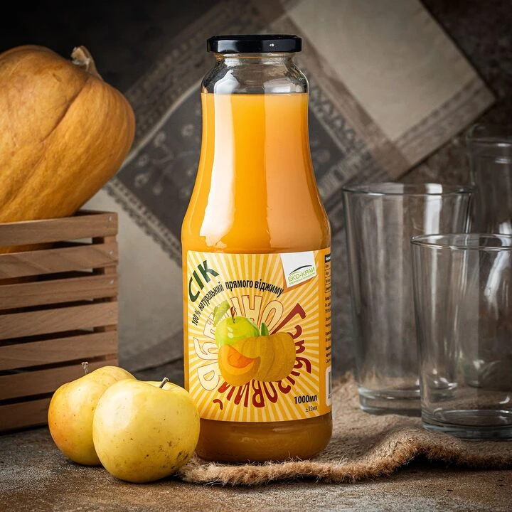 Сік Еко-Край яблуко гарбуз 1л - 100shop - 1