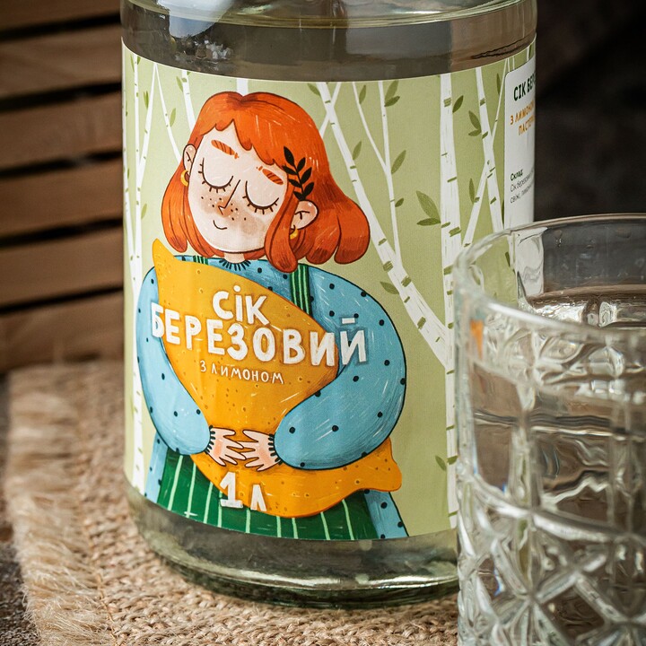 Сік Пригощайся березовий з лимоном 1л - 100shop - 3