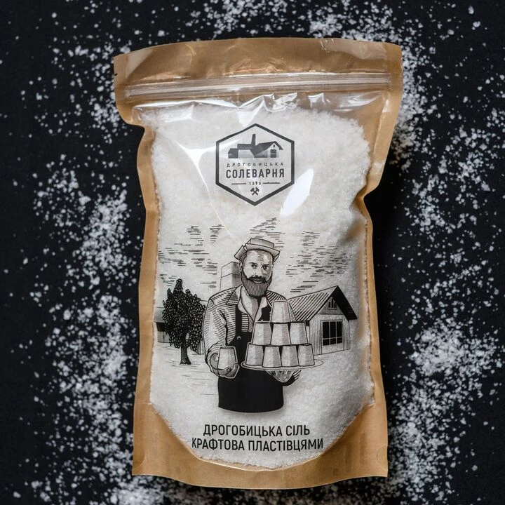 Сіль пластівцями Дрогобицька 750г - 100shop - 2