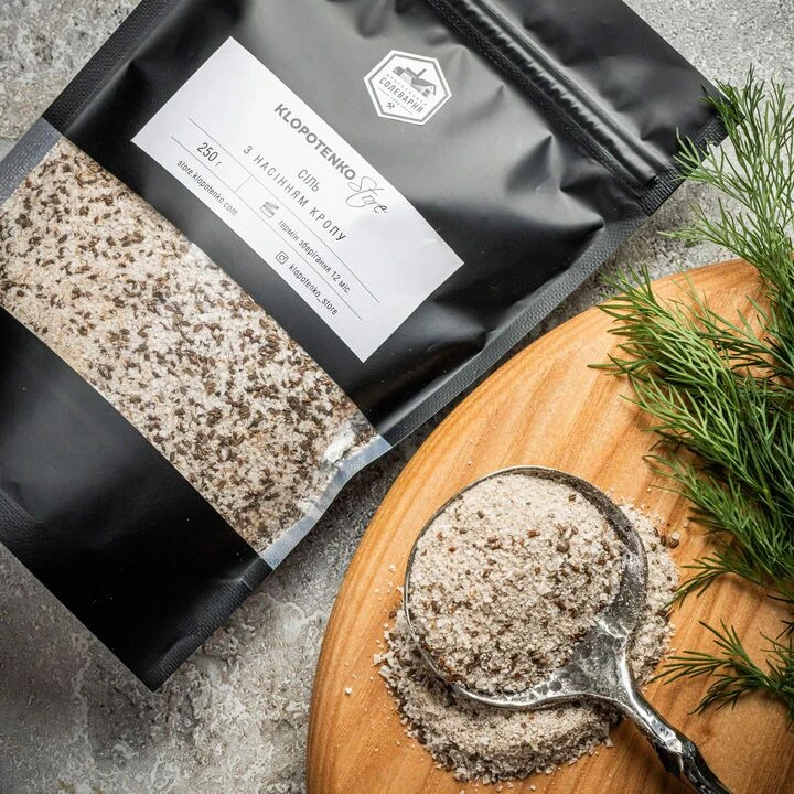 Сіль з насінням кропу 250г - 100shop - 2