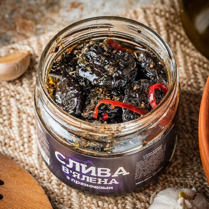 Слива в'ялена Пригощайся з прянощами 320г - 100shop - 4