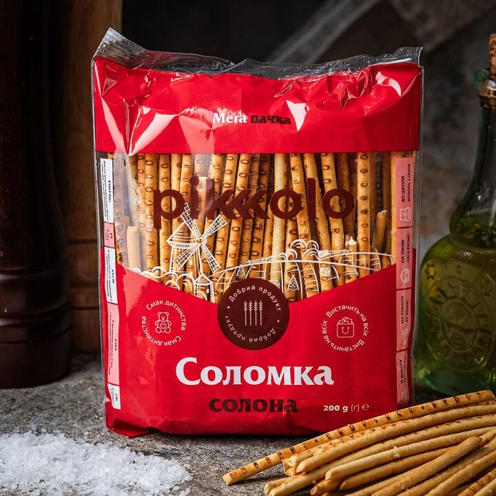 Соломка Pikolo солона 200г - 100shop - 1