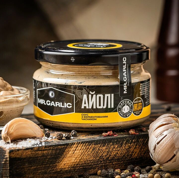 Соус Айолі з чорним часником Mr.Garlic 250г - 100shop - 5