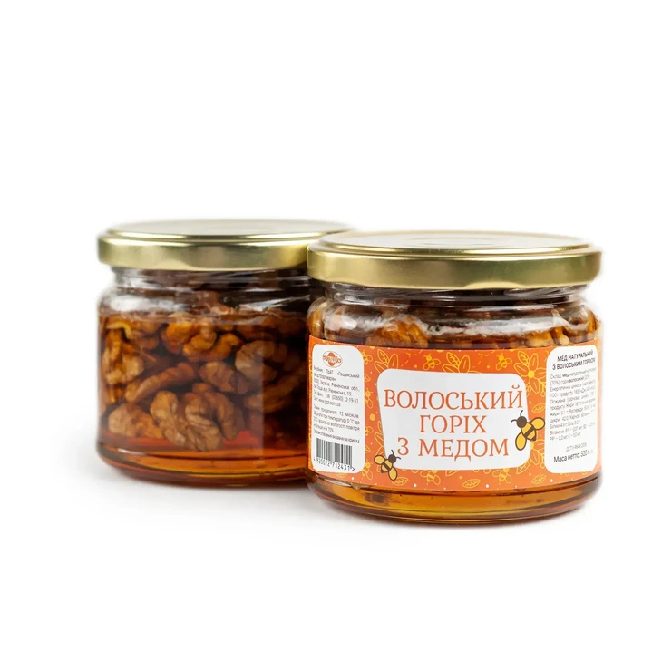 Волоський горіх з медом &quot;Пригощайся&quot; 320г